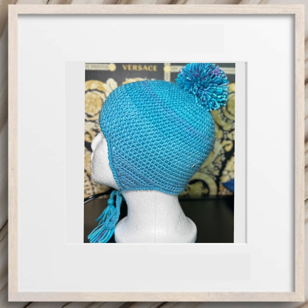 Handmade Hand Knitted Hats Knitted children's hat for a boy 3 - 5 years old